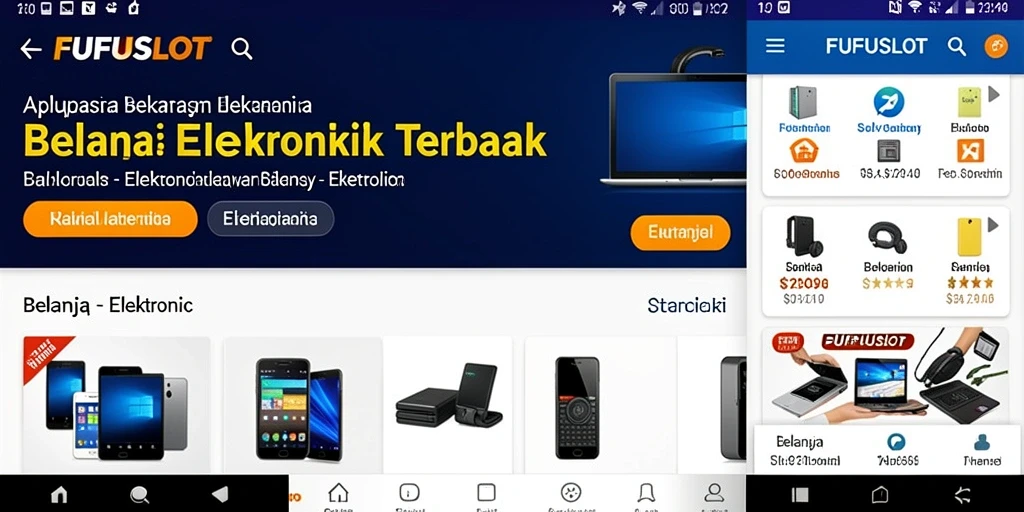 Tampilan antarmuka FUFUSLOT yang modern dan user-friendly.