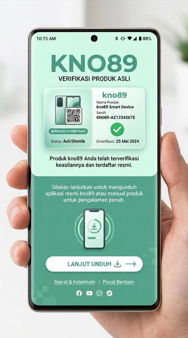 Tampilan kanal resmi kno89